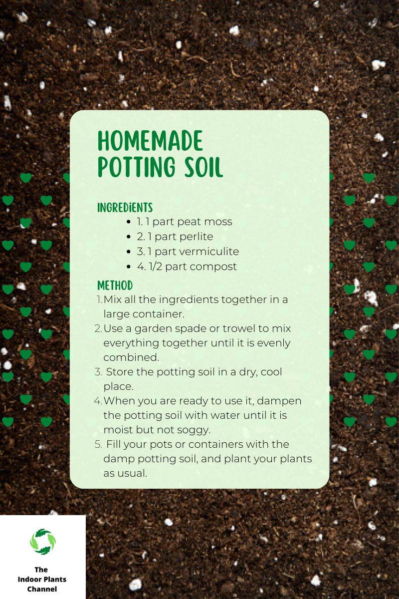 Indoor Plant Soil - Potting Soil Recipes You Can Make At Home