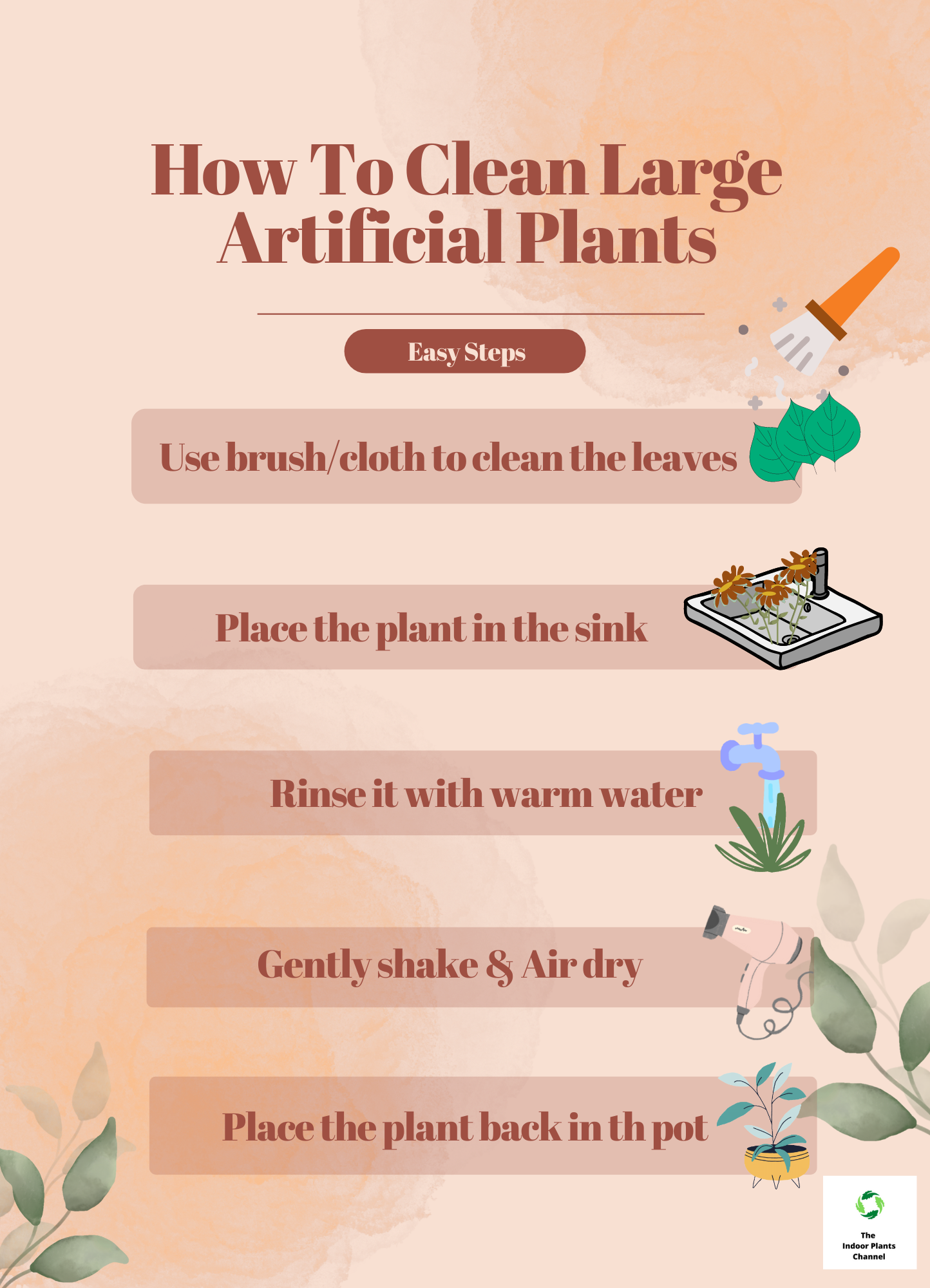 How To Keep Your Big Artificial Plants Fresh