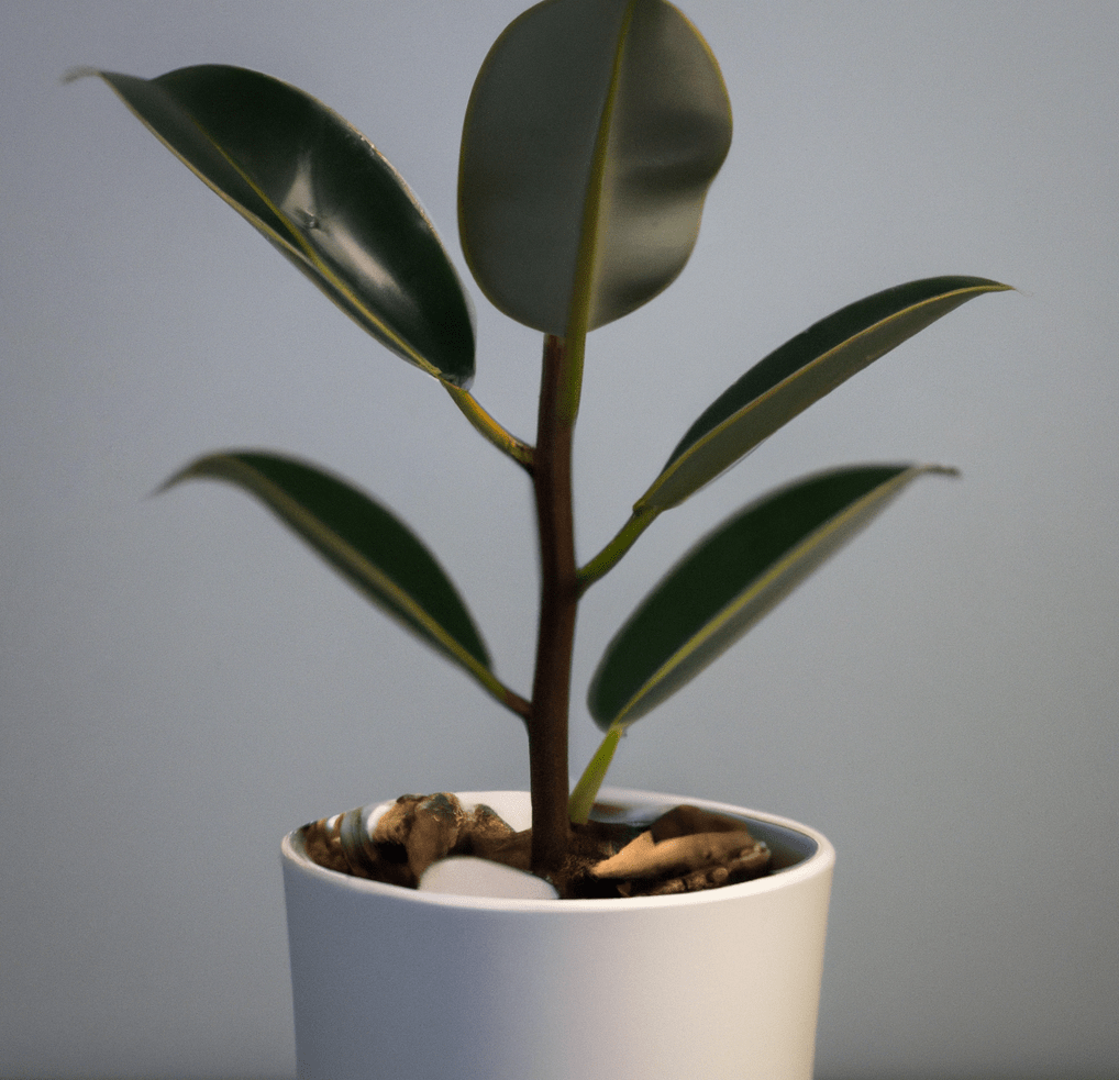 Photo of a Rubber plant