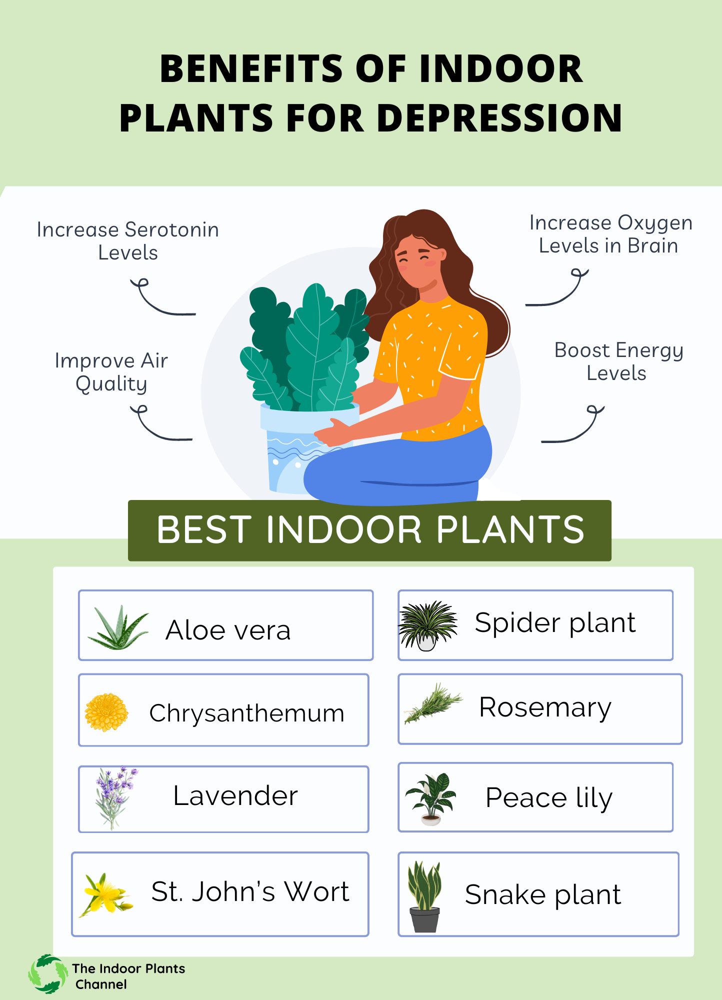 Benefits of indoor plants for depression