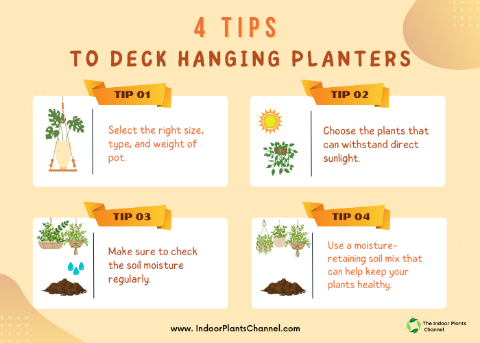 4 Tips to Deck Hanging Planters