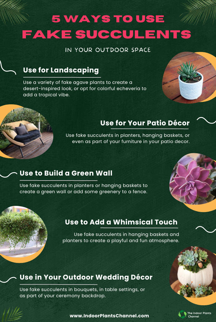 5 Ways to Incorporate Fake Succulents into Outdoor Space