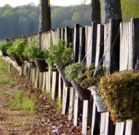 fence hanging planters